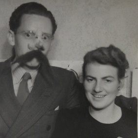  Guy and Joy Warren out on the town, c 1947-48