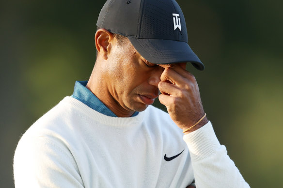 Tiger Woods missed the cut at the US Open.