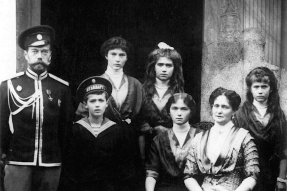 Tsar Nicholas II and his family were executed in 1918.