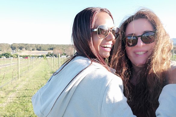 Shereen Kumar (left) is remembered by Erika Wadlow-Smith (right) as the perfect friend.