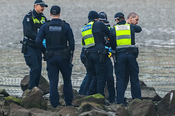 Jack Gibson-Burrell was arrested by police after coming off the Bolte Bridge.