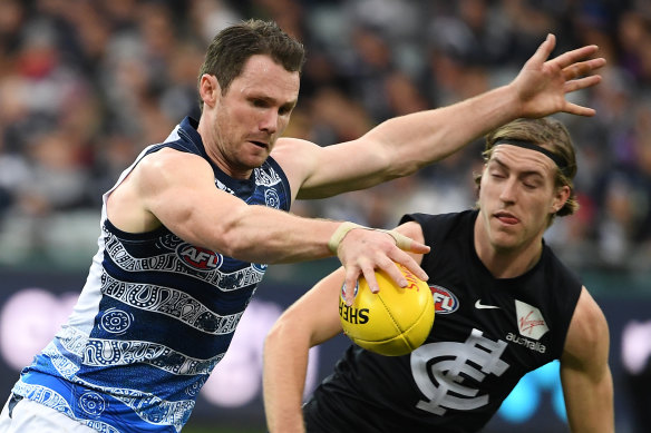 Danger man: Patrick Dangerfield.