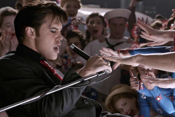 “You can’t get a better poster boy to explore popular culture and society than Elvis Presley,” says Baz Luhrmann, who cast Austin Butler in the lead role.