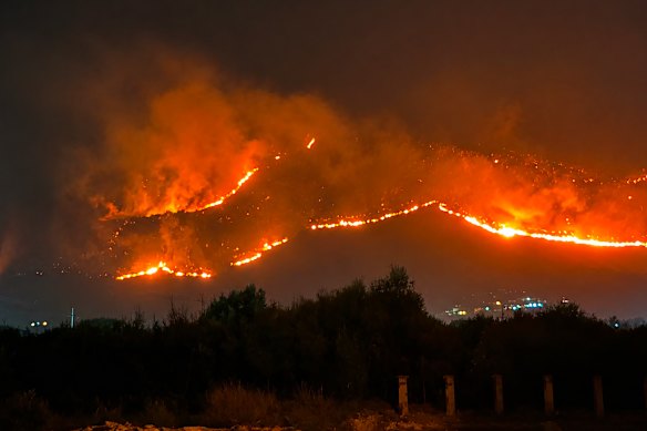 Questa settimana sono scoppiati incendi in diverse parti dell’isola italiana di Sicilia.