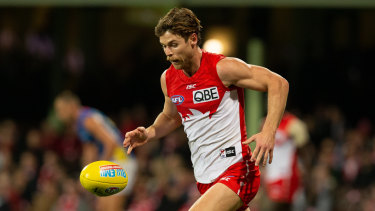 Sydney Swans co-captain Dane Rampe has been ruled out of Saturday's AFL derby with a freak eye injury.