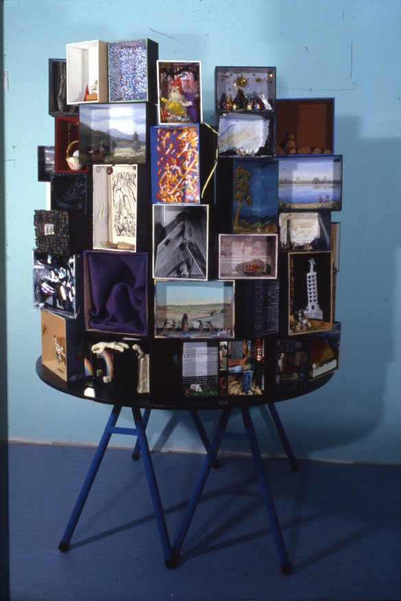 Vivienne Binns, Tower of Babel, 1989.  