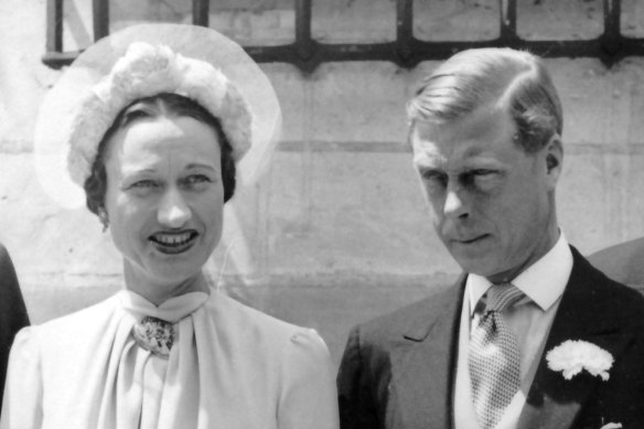The Duke and Duchess of Windsor after their wedding in 1937.