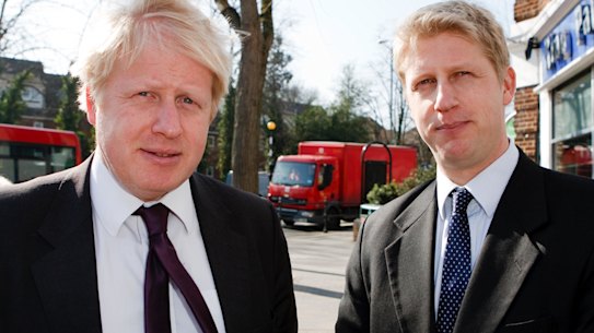 Boris Johnson with his brother Jo in 2013. 