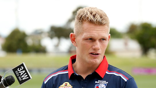 New Bulldog Adam Treloar will face his old club, Collingwood, in round one.