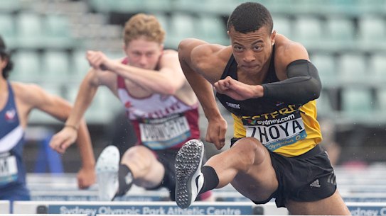 In high demand: rising star Sasha Zhoya has got Australian athletics officials excited. 