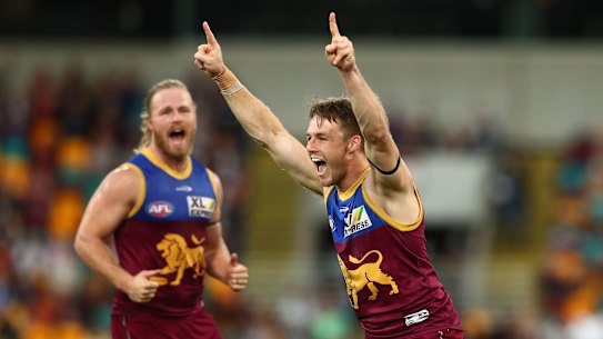 Lincoln McCarthy starred for the Lions with four goals.