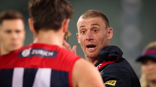 Melbourne coach Simon Goodwin is set to be offered a new contract.