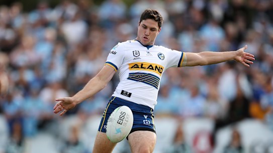 Eels halfback Mitchell Moses.