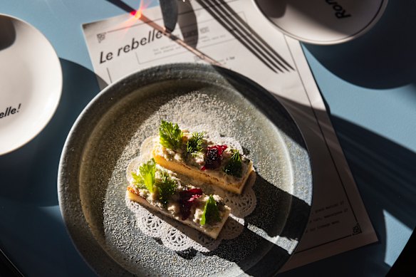 The Crab Toast. A must-eat dish. 