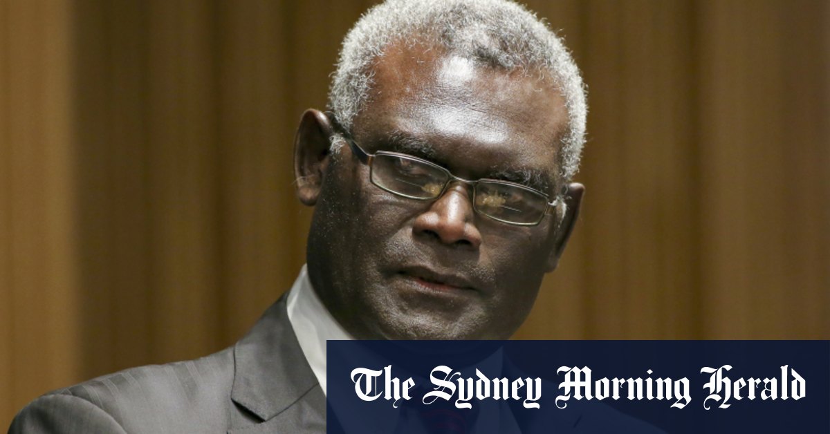 Solomon Islands prime minister lashes Australia over AUKUS security pact – Sydney Morning Herald