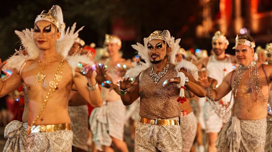 The Sydney Gay and Lesbian Mardi Gras in 2018.