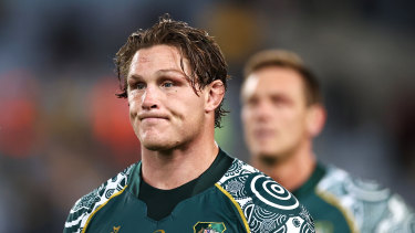 Wallabies captain Michael Hooper.