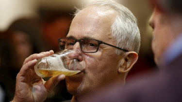Malcolm Turnbull copped some abuse while getting a drink in Brisbane. (File image)