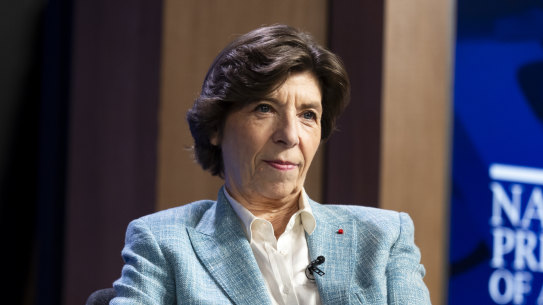 French Minister for Europe and Foreign Affairs Catherine Colonna 