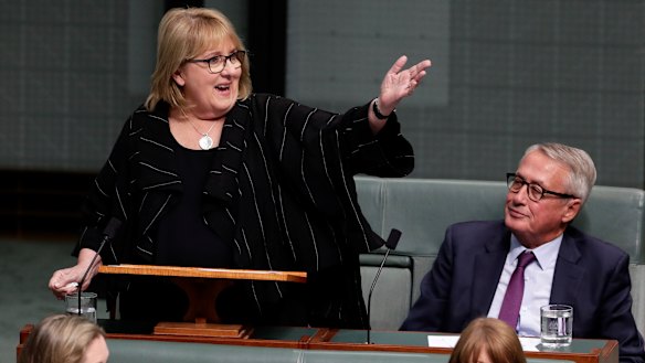 Labor MP Jenny Macklin delivers her valedictory speech.