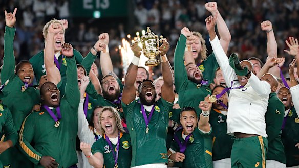 South Africa won the 2019 Rugby World Cup. 