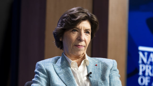 French Minister for Europe and Foreign Affairs Catherine Colonna 