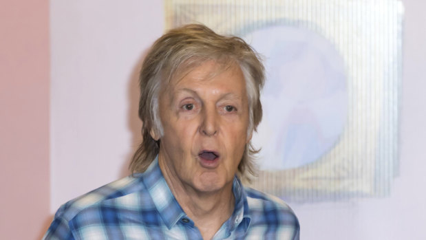 Paul McCartney has recorded a lost John Lennon song with Ringo Starr.
