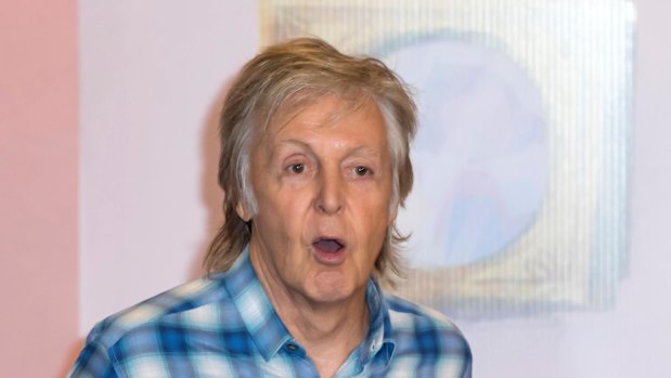 Paul McCartney has recorded a lost John Lennon song with Ringo Starr.