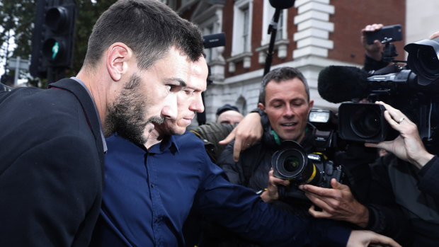 Facing the music: Tottenham Hotspur's French goalkeeper Hugo Lloris arrives at Westminster magistrates court.