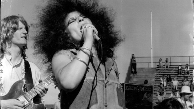 Wendy Saddington performs with the band Chain in 1970.