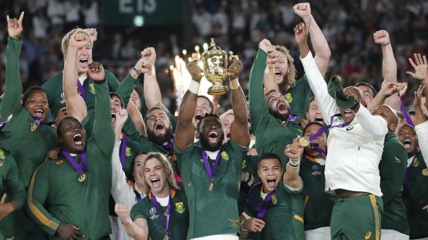 South Africa won the 2019 Rugby World Cup. 