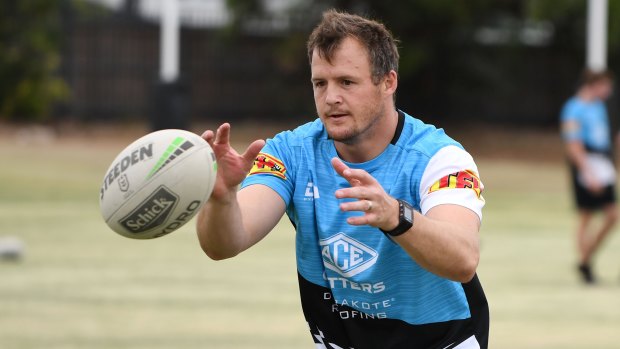 Josh Morris has asked for a release from the Sharks - but the club has refused to budge despite salary cap pressures.