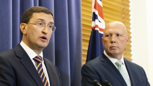 Julian Leeser with Peter Dutton.