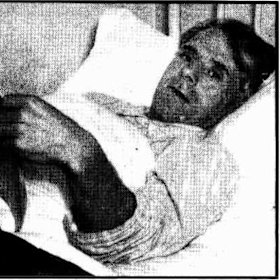 ‘Horace Ratliff in bed at Yaralla Hospital’ The Sun, July 20, 1941