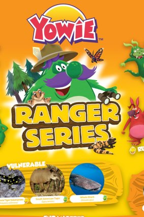 The latest Ranger series of Yowie chocolates feature a character in an akubra hat. Is this a dig at Tim the Yowie Man?