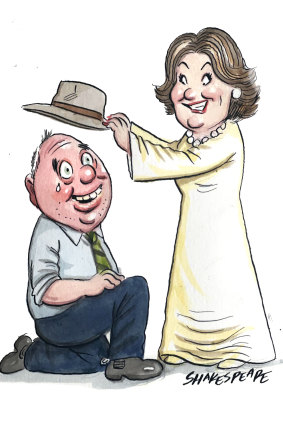 Australia’s richest person has a new hat for Barnaby Joyce