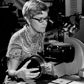 Pioneering astronomer Vera Rubin, who helped find powerful evidence of dark matter, died in 2016 aged 88. She is pictured here in the 1970s.