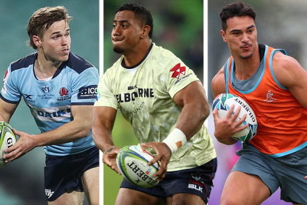 Wallabies' generation next: Will Harrison, Pone Faamausili and Jordan Petaia 