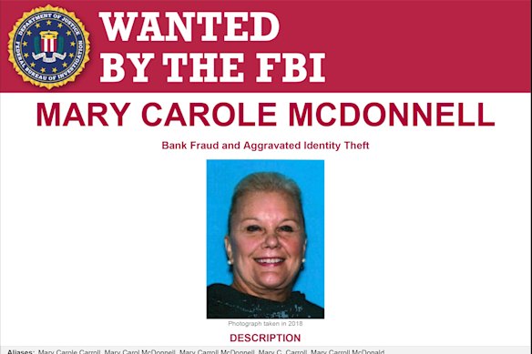 Poster ricercato dall'FBI.