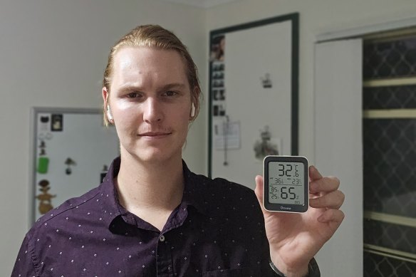 Matt Dash lives in a rental in Brisbane and has been suffering through a sweltering summer.