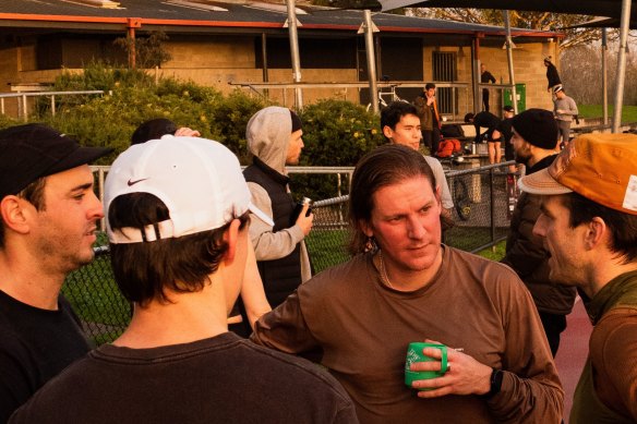 The AM:PM Running Crew all have coffee together after morning sessions.