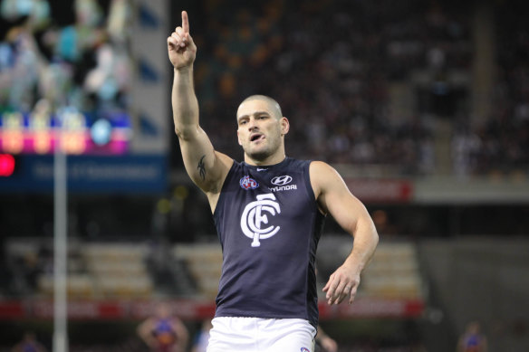 Brendan Fevola was a goalkicking great at Carlton.