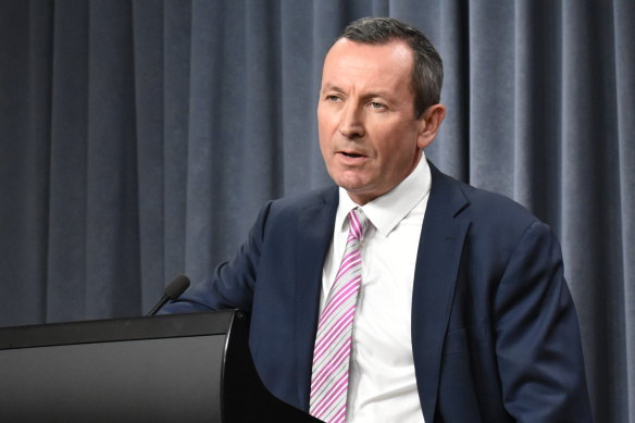 WA Premier Mark McGowan.