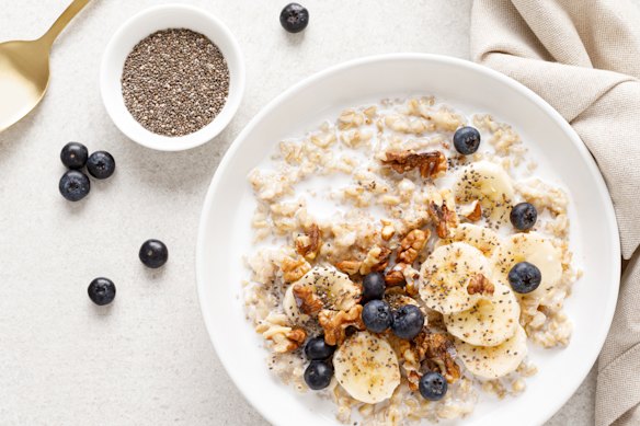 Unsure where to start? Try oats with chia seeds for breakfast.