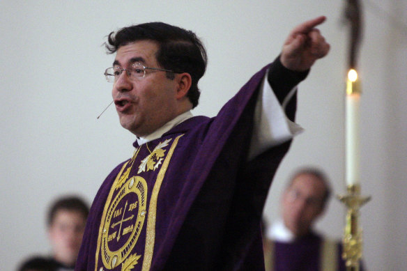 Defrocked: Former priest Frank Pavone, head of non-church organisation Priests for Life.