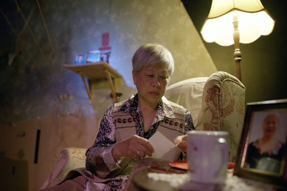 Tiang Lim is captivating as Paw Paw, from whom Heepa is estranged, in the play A Chinese Christmas. 