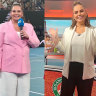 Instagram side-by-side of Jelena Dokic for use in an opinion piece.
