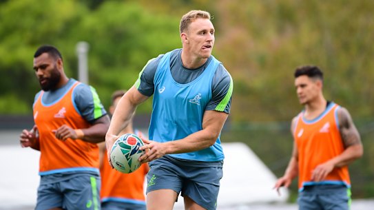 Reece Hodge has missed Australia's last three World Cup matches due to suspension. 