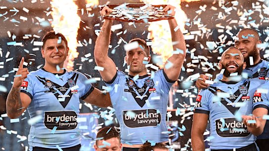 The Blues are bringing the shield back to NSW... but not a 3-0 series win.