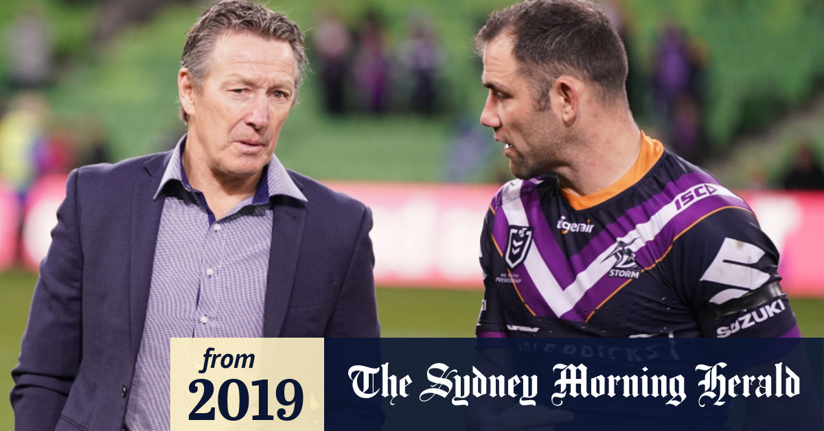 Nrl 2019 Melbourne Storm S Cameron Smith Considering Retirement According To Craig Bellamy
